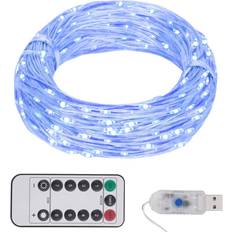 vidaXL LED-Lichterkette mit 300 LEDs Blau 30 m Lichterkette