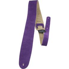 Purple Straps Perri's Leathers Ltd. Guitar Strap Suede Purple Adjustable for Acoustic/Bass/Electric Guitar Made in Canada P25S-204