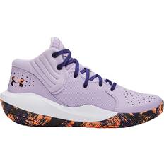 Indoor Sport Shoes Under Armour Jet '21 GS Youth Purple Basketball