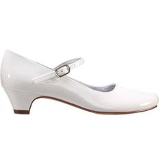 White Ballerina Shoes Nina Seeley WHITE PATENT YOUTH