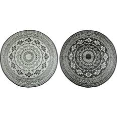 Outdoor Reversible Round Garden Carpet