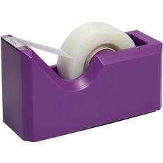 Purple Desk Tape & Tape Dispensers Jam Paper Colorful Desk Dispensers Purple Sold Individually