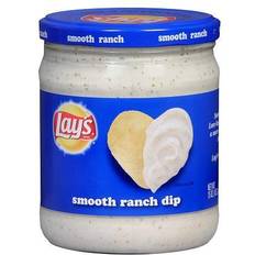 Lay's Smooth Ranch Dip No Artificial Flavors 15 Jar