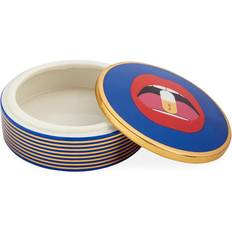 Jonathan Adler Kasser & Kurve Jonathan Adler Full Dose Box One Size Blue Opbevaringsboks