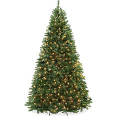 Best Christmas Trees Casafield 9FT Realistic Pre-Lit Green Christmas Tree 108"