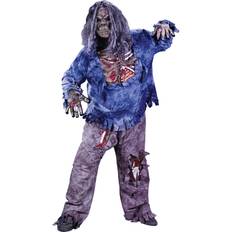 Costumes Fun World Plus Zombie Costume for Adults Red/Gray/Blue PL