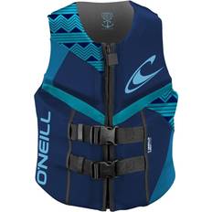 Wetsuits O'Neill Women's Reactor USCGA Life Vest Navy/River/Turquoise