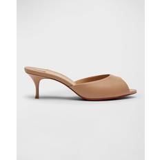 Christian Louboutin Me Dolly leather mules beige