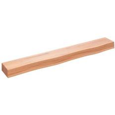 vidaXL Light Brown 80 x 10 x 6 cm Wall Shelf 80cm