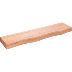 Natural - Oaks Wall Shelves vidaXL Light Brown 80 x 20 x 6 cm Wall Shelf 80cm
