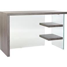 Bureaux d'écriture vente Dkd Home Decor Gris Transparent MDF 120 x 50 x 76 cm Bureau d'écriture