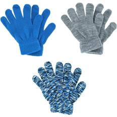 Cheap Mittens Polar Extreme Boy's One Multi Knit Magic Gloves Pack of 3