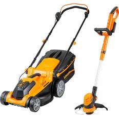 Battery Powered Mowers LawnMaster MX 24V 37cm Cordless Grass Battery Powered Mower