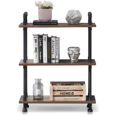 Wood and metal shelves ivinta Wood/ Metal Pipe