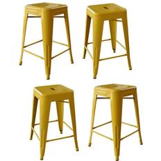 Yellow Bar Stools AmeriHome Loft 24 Bar Stool