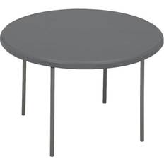 Round folding table Iceberg IndestrucTable TOO 1200 Series Round Folding Table Grey