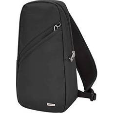 Bottle Holder Crossbody Bags Travelon Classic Anti-Theft RFID-Blocking Sling Backpack, Black