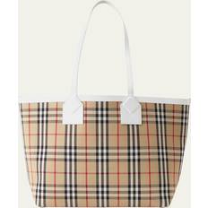 Burberry Handtassen Burberry London Medium Check Canvas & Leather Tote