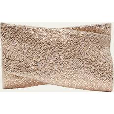 Innerfack Kuvertväskor Christian Louboutin Loubitwist Small Embellished Clutch - White