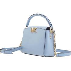 Crossbody Bags Michael Kors Karlie Small Leather Crossbody Bag in Pale Blue