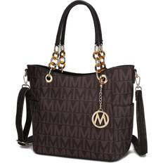 MKF Collection Kissaten Milan M Signature Tote Handbag - Chocolate
