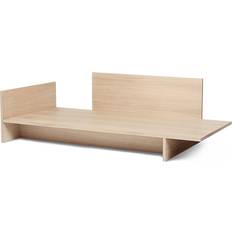 90cm Sängramar på rea Ferm Living Kona Bed Natural Veneer Sängram