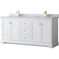 Vanity Units for Single Basins Wyndham Collection WCV232372DCMUNSMXX Avery Double