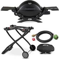 Grills Weber Q1200 Liquid Propane Grill Bundle Cover