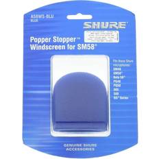 Blue Microphone Protections Shure A58WS-BLU Foam Windscreen for All Ball Type Microphones, Blue