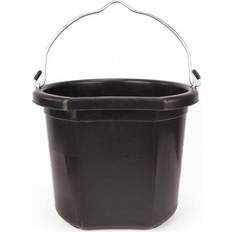 Black Buckets Fortiflex Flat-Back Bucket 5 Gallon Black