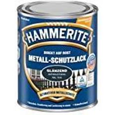 Hammerite Grå - Metalmaling - Udendørs maling Hammerite Metall-Schutzlack Glaenzend 250ML Metallfarbe Grau