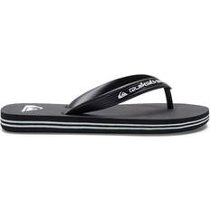 Quiksilver Boy's Molokai Flip-Flops - Black/Black/White