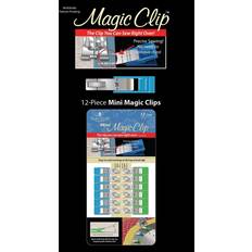 Taylor Seville Tygklämmor Magic Clips 12-pack, mini nyvaror, metall/plast, blå/grön, 30 x 12,5 x 2,5 cm, 12 enheter