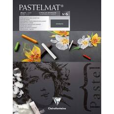 Grey Paper Clairefontaine Pastelmat Pastel Card Pad No 6 Anthracite 30x40cm 360g 12 sheets