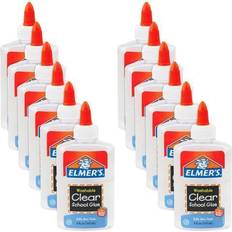 Pegamentos Escolares Elmer's E305BD Washable Clear School Glue, 12 Bundle