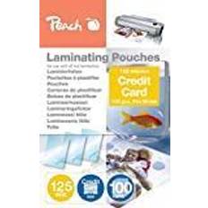 Peach Lamineringsfickor Peach Laminierfolien 54x86mm Kreditkarte 125