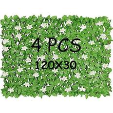 Screenings Betterhood 4 Pack Expandable Privacy Fence Ivy Greenery Screen