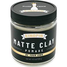 Organic Pomades Kingpin Matte Clay Hair Wax for Men 4.5oz