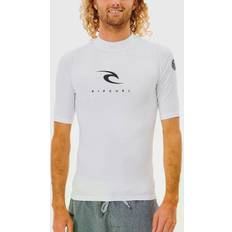 Blanco Camisetas de compresión Rip Curl Corps Rash Vest White