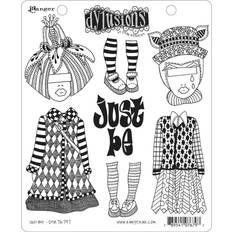 Multifärgade Poststämplar Ranger Dyan reaveley's dylusions cling stamp collections 8.5"x7"-just be -dyr-76797