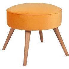 Orange Fodskamler Stefanescu Orange Puf Fodskammel