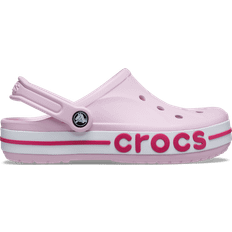 Herre - Rosa Utendørstøfler Crocs Bayaband Clog - Ballerina Pink/Candy Pink