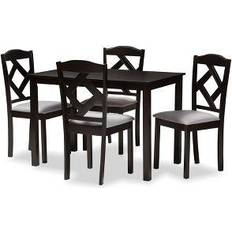 Baxton Studio Ruth Dining Set 27.6x27.6" 5