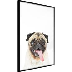 Artgeist Funny Pug Plakat