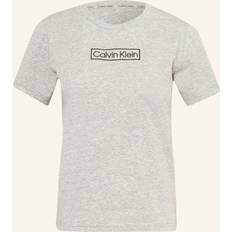 Calvin Klein Femme Hauts Calvin Klein T-shirt col rond À manches courtes - Gris en coton