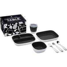 Black Baby Dinnerware Munchkin Grown-Ups Table Dining Set