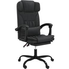 Leather Office Chairs vidaXL Massage Reclining Black