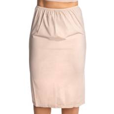 Dame - Polyamid Underskjørt Trofé Slip Skirt Long Beige