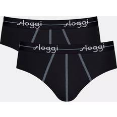 Sloggi Ropa interior de hombre Sloggi 2er-Set Slips 10206949 Schwarz