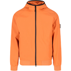 Stone Island Long Hooded Jacket - Orange